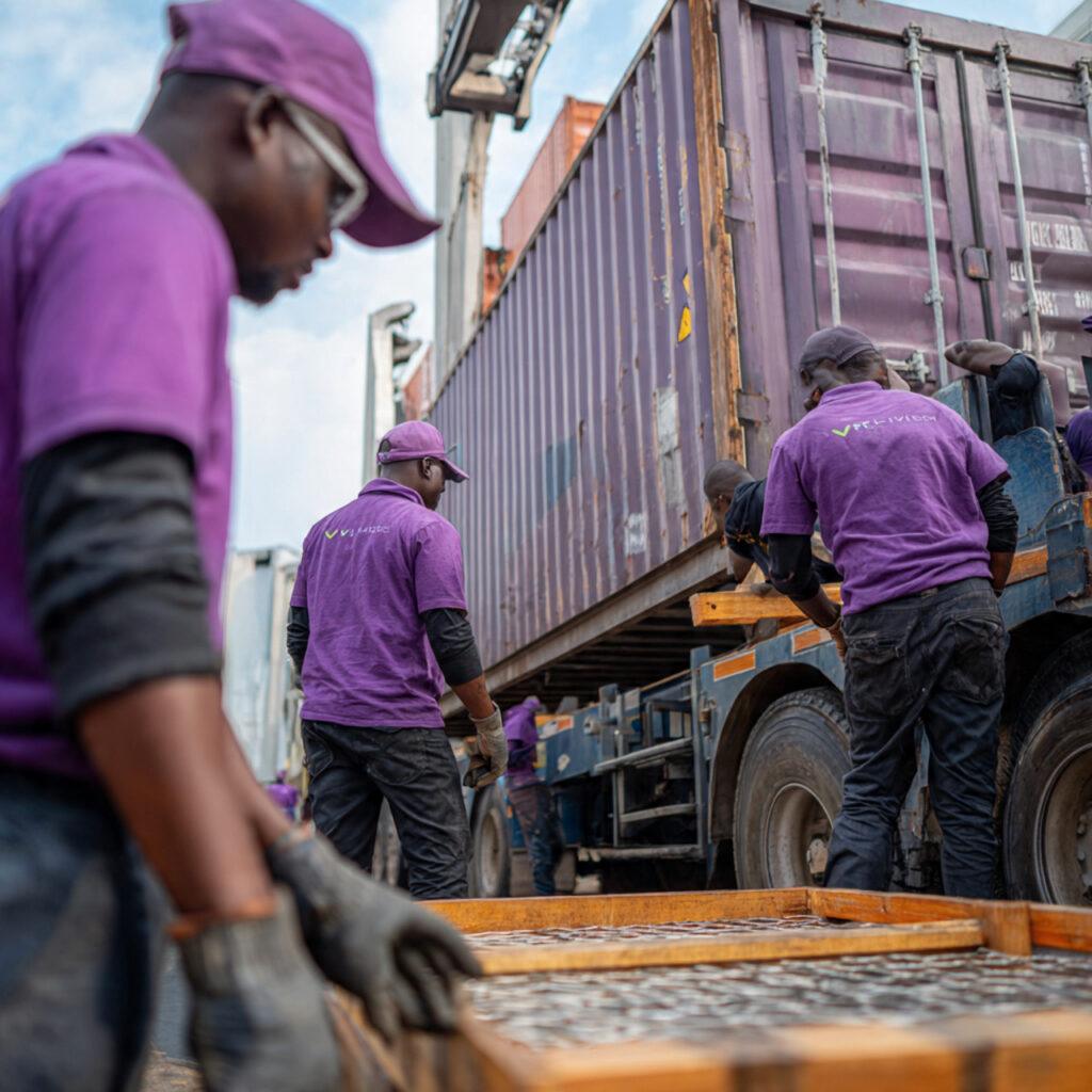 vivarplus multidynamics limited workers wearing purple and (8)
